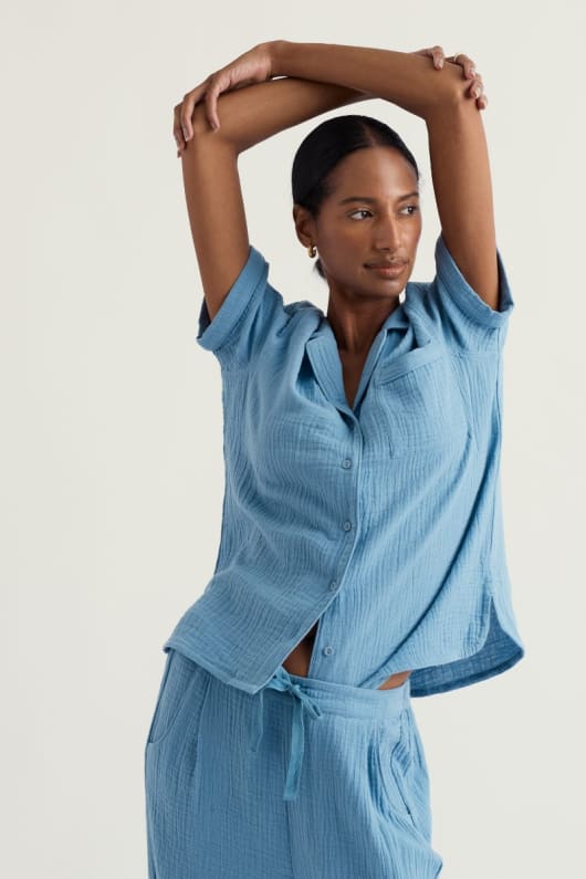 seasalt cornwall Morning Light Organic Cotton Pyjamas