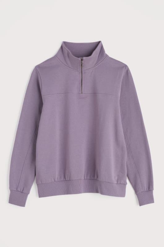 Seasalt Cornwall Navigation Jersey Quarter Zip Sweatshirt