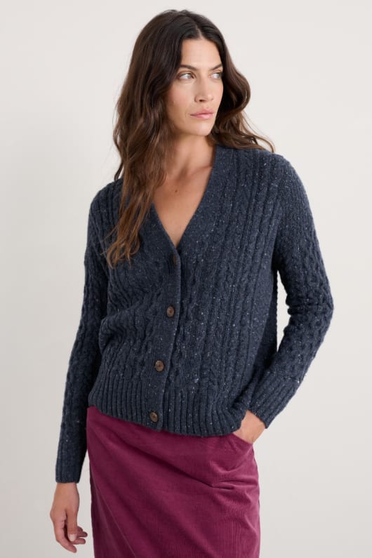 seasalt cornwall Newlyn Cardigan Made With Merino Wool