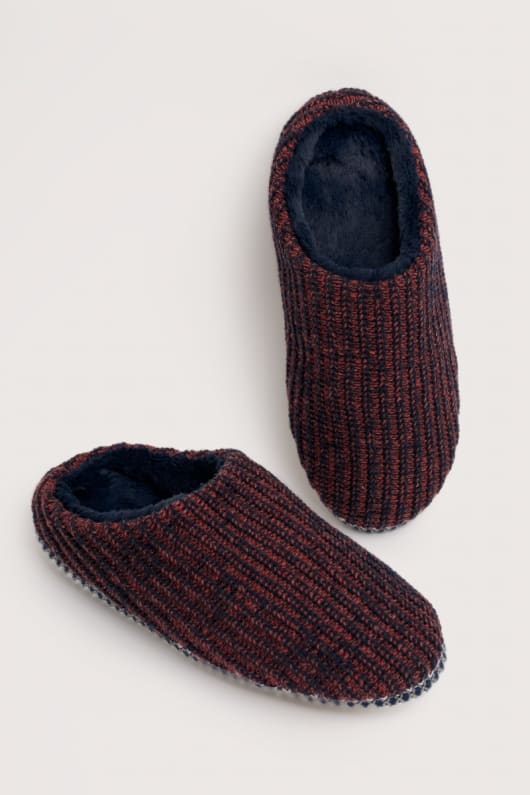 Seasalt Cornwall Night Forest Men's Knitted Slipper