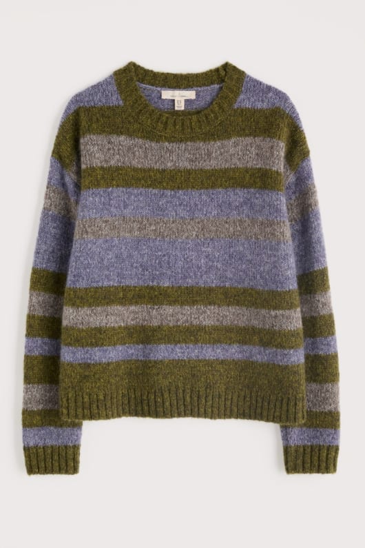 Seasalt Cornwall Painter Striped Jumper Contains Mohair