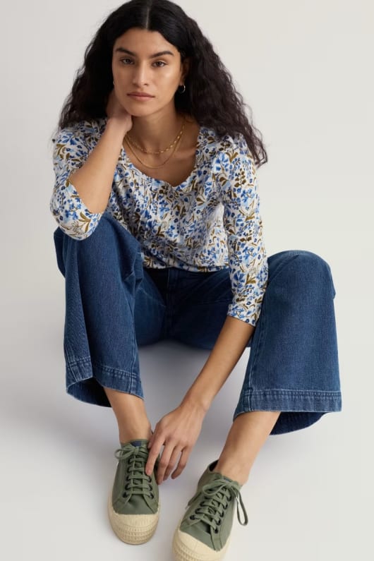 seasalt cornwall Penhollow Top in Organic Cotton Jersey