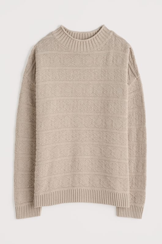 Seasalt Cornwall Penkestle Knitted Jumper Contains Recycled Cotton