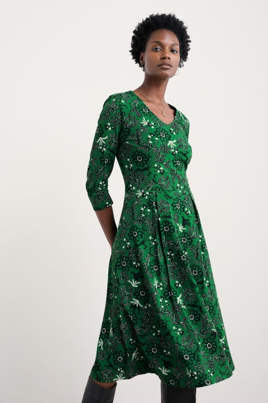 seasalt cornwall Pier View Three Quarter Sleeve Dress