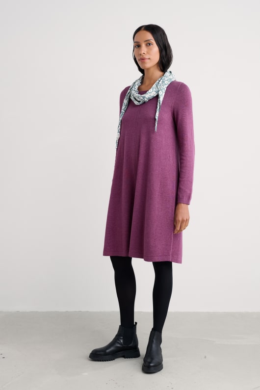 Seasalt Cornwall Poltreen Knee Length Dress In GOTS-Certified Organic Cotton
