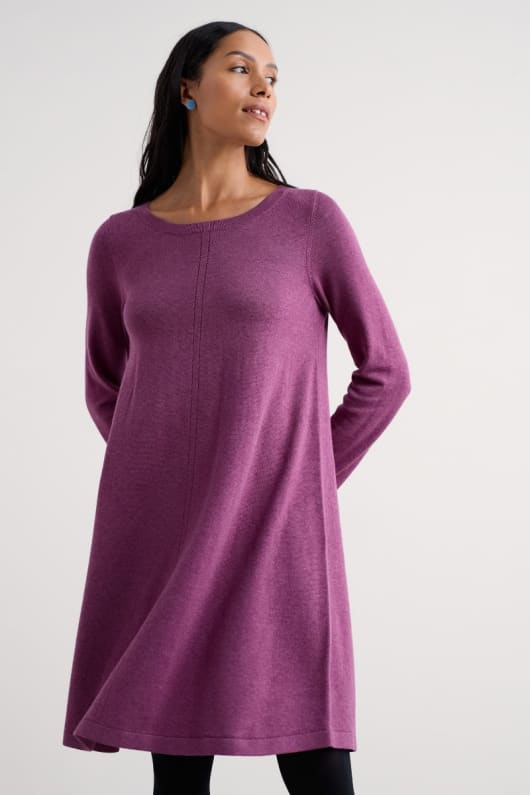 seasalt cornwall Poltreen Knee Length Dress in GOTS-Certified Organic Cotton