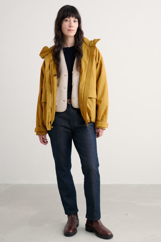 Seasalt Cornwall Portheras Oversized Waterproof Jacket