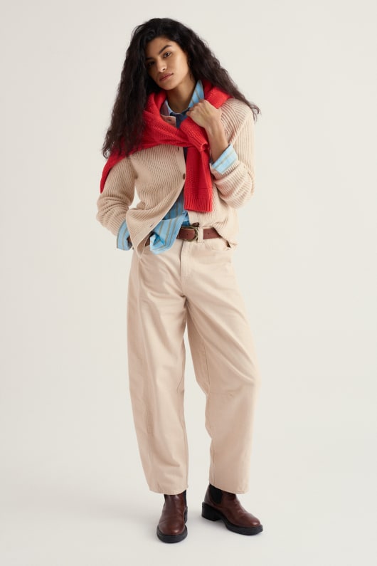 Seasalt Cornwall Potters Meadow Organic Cotton Knitted Cardigan