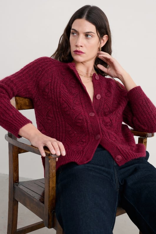 Seasalt Cornwall Sand Thistle Mohair-Blend Cardigan