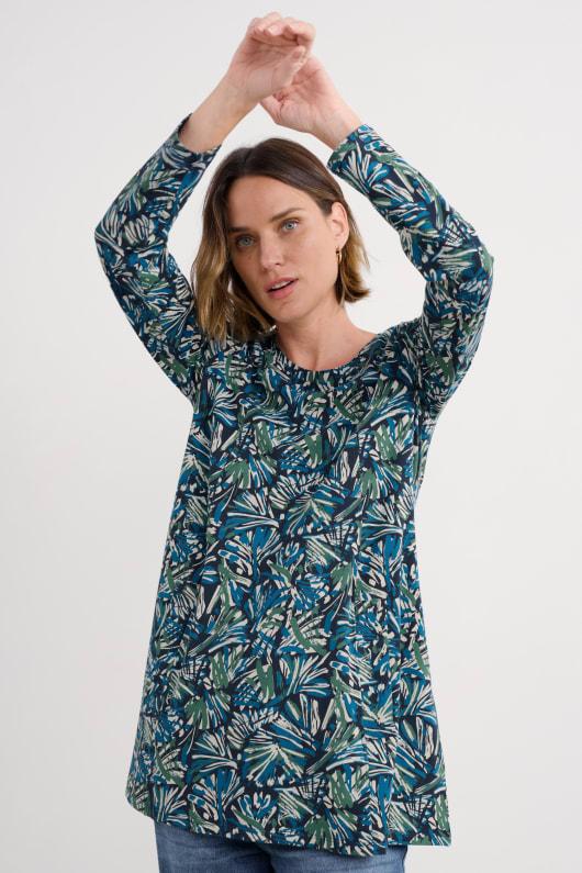 seasalt cornwall Screenprint Long Sleeve A-Line Tunic