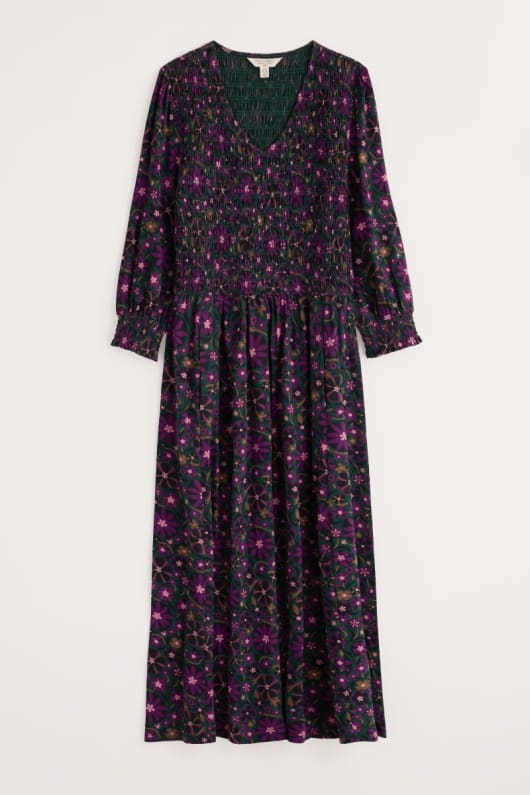 Seasalt Cornwall Sea Sound Jersey V-Neck Midi Dress