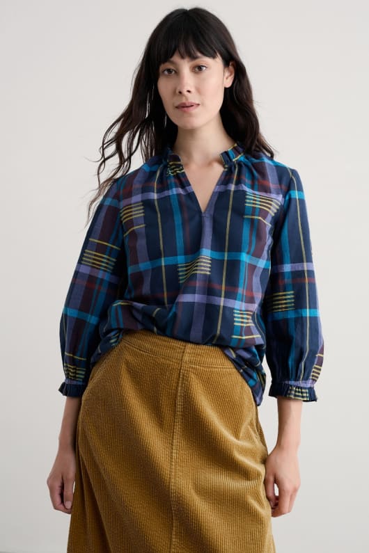 seasalt cornwall Aggie Notch Neck Top