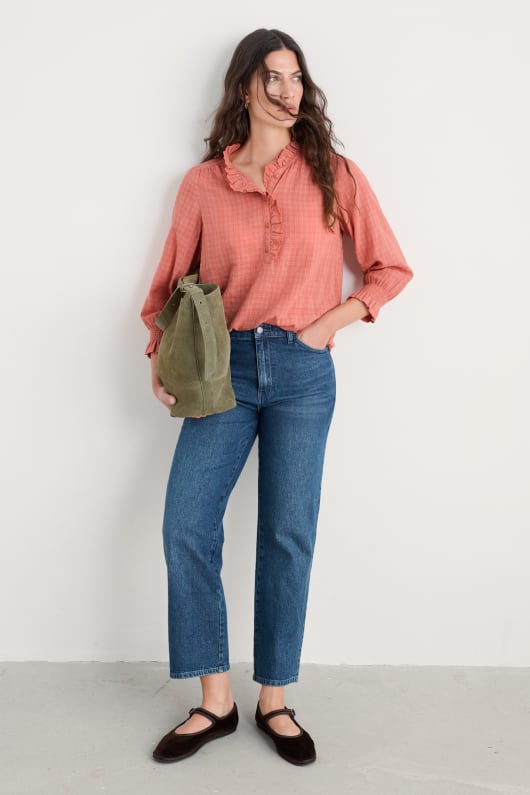 Seasalt Cornwall Annet Suede Shoulder Bag