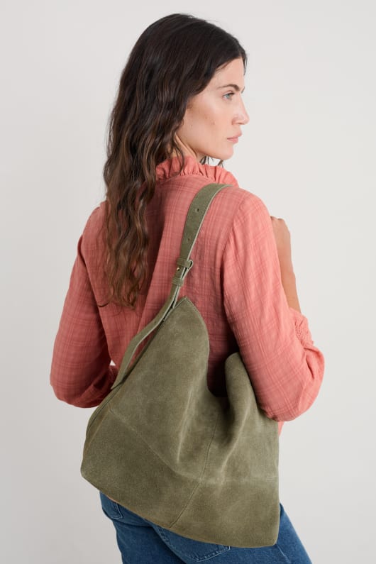 seasalt cornwall Annet Suede Shoulder Bag