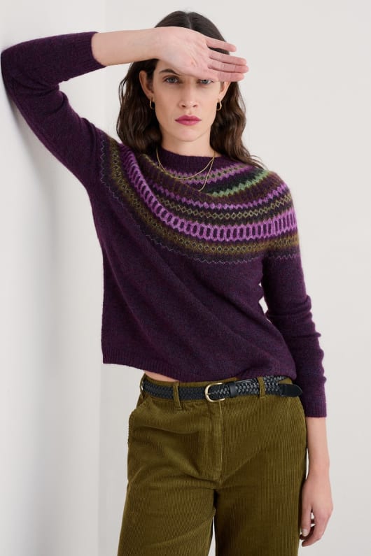 Seasalt Cornwall Annik Fair Isle Jumper