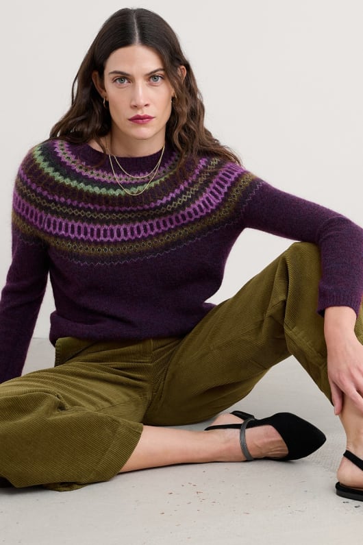 seasalt cornwall Annik Fair Isle Jumper