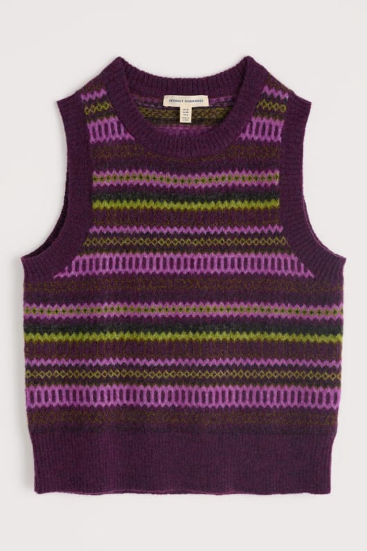 Seasalt Cornwall Annik Fair Isle Vest