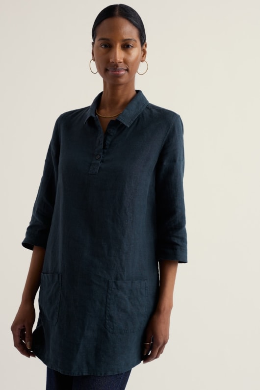 seasalt cornwall Artist's Journey Linen Shirt