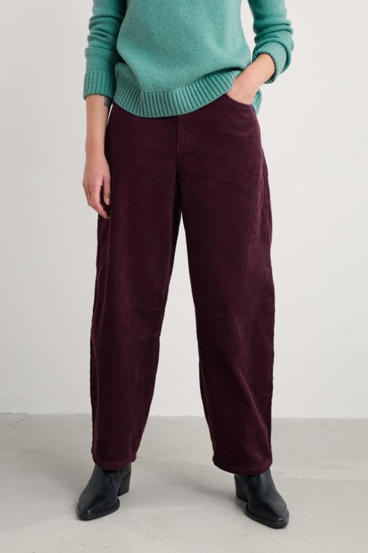 Seasalt Cornwall Avens Cord Barrel Leg Trouser