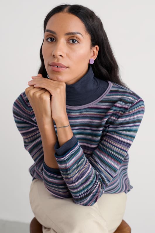 Seasalt Cornwall Ballowall Circle Stud Earrings