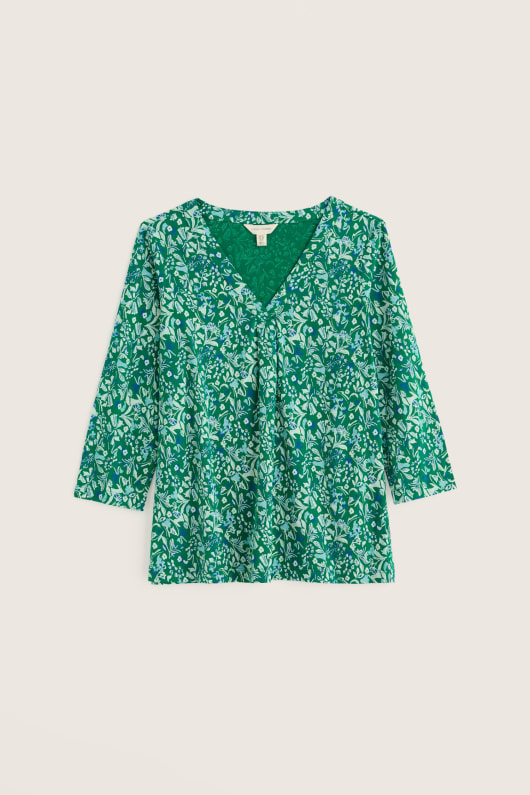 Seasalt Cornwall Barnoon 3/4 Sleeve Jersey Top