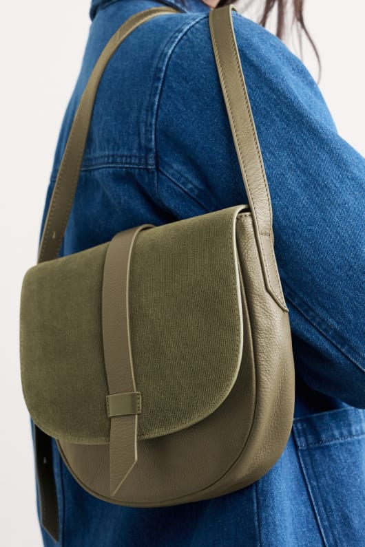 Seasalt Cornwall Bellevalia Leather Cross Body Bag