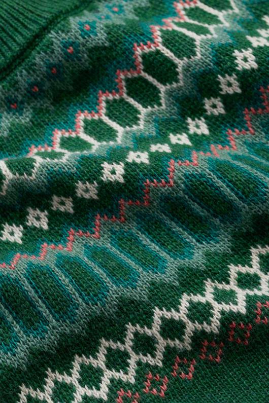 Seasalt Cornwall Bird Ring Fair Isle Knitted Dress