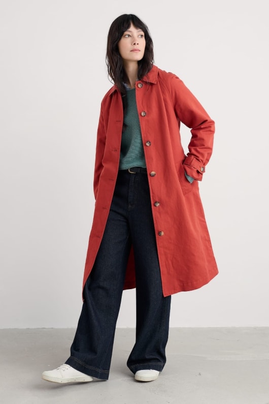 seasalt cornwall Boscastle Organic Cotton Mac