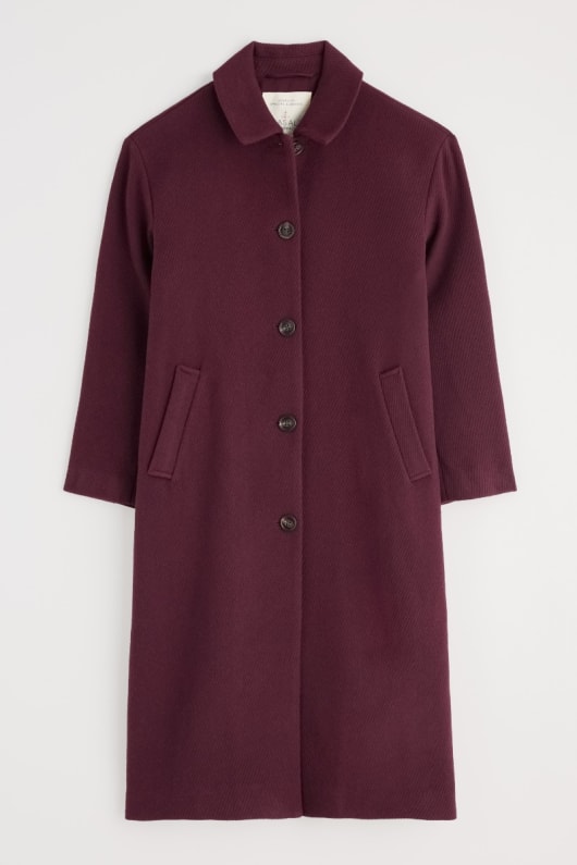 Seasalt Cornwall Boskerris Wool-Blend Coat