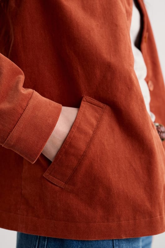 Seasalt Cornwall Brightwork Cut Cord Jacket