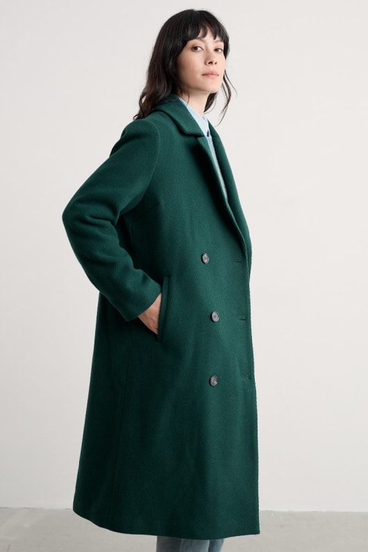 Seasalt Cornwall Budock Wool-Blend Coat