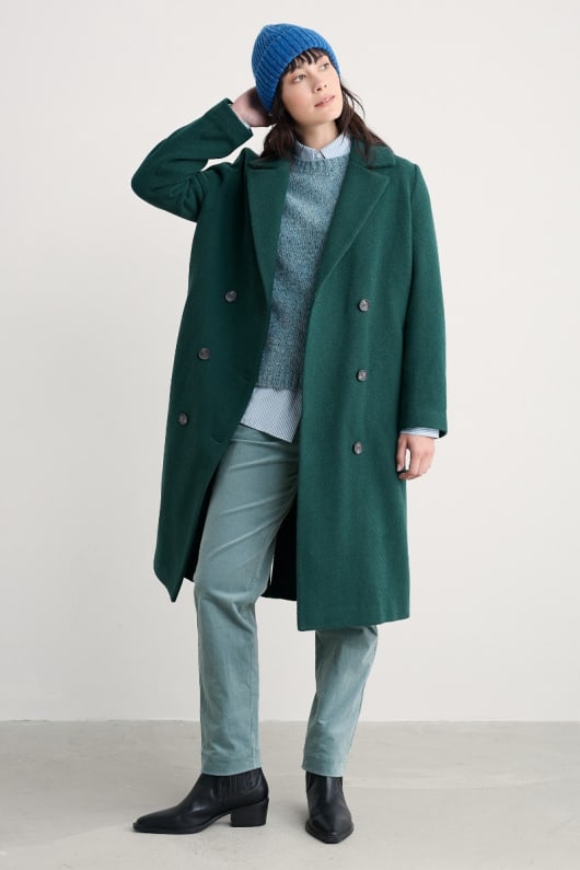 seasalt cornwall Budock Wool-Blend Coat