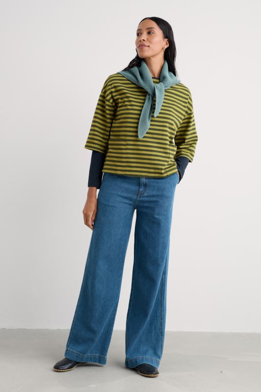 Seasalt Cornwall Buryan Boat Neck Top