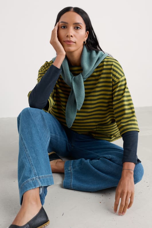 Seasalt Cornwall Buryan Boat Neck Top