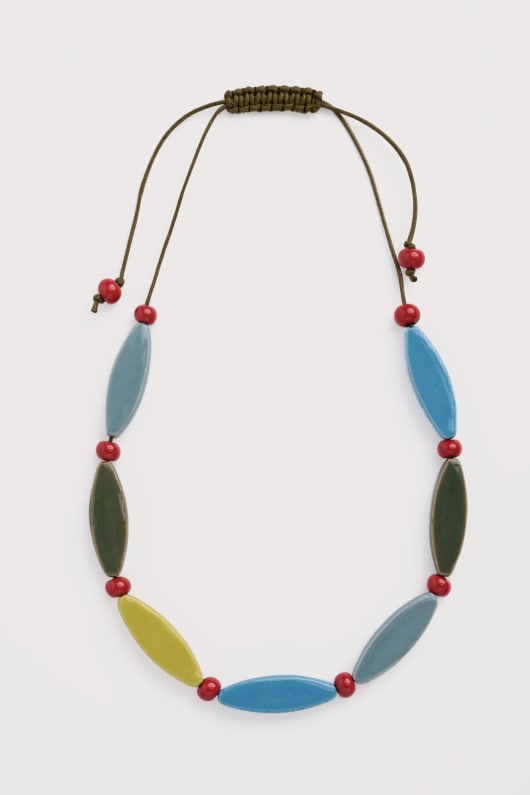 Seasalt Cornwall Care Ceramic Beaded Necklace