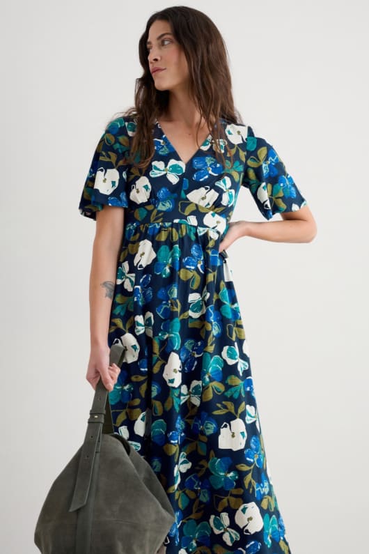 seasalt cornwall Chateaux Half Sleeve Maxi Dress