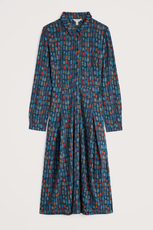 Seasalt Cornwall Coastline Jersey Shirt Dress