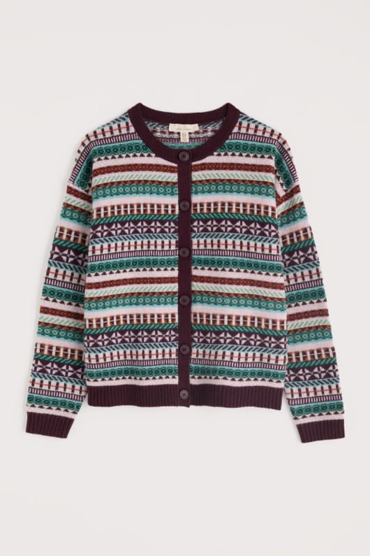 Seasalt Cornwall Copperhouse Fair Isle Cardigan