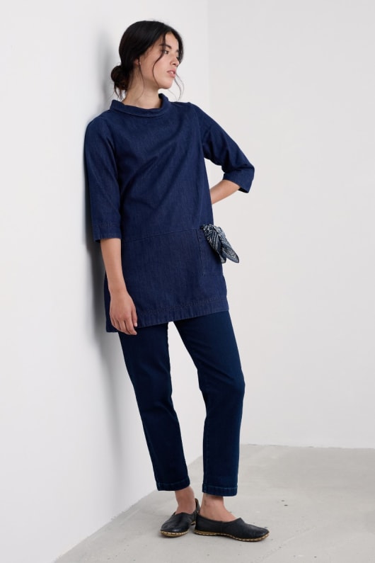 Seasalt Cornwall Curlew Cry Denim Tunic