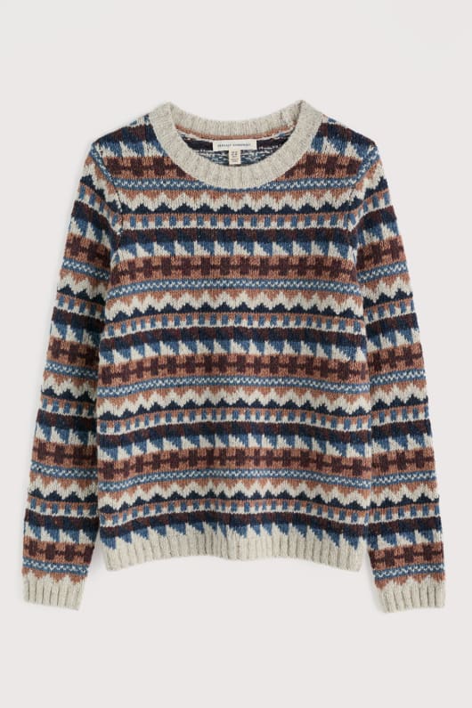 Seasalt Cornwall Dawson Pick Fair Isle Jumper