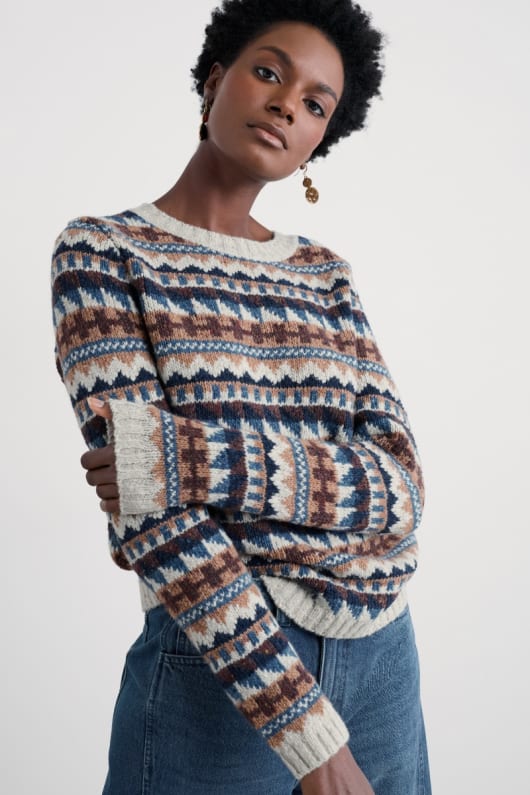 seasalt cornwall Dawson Pick Fair Isle Jumper