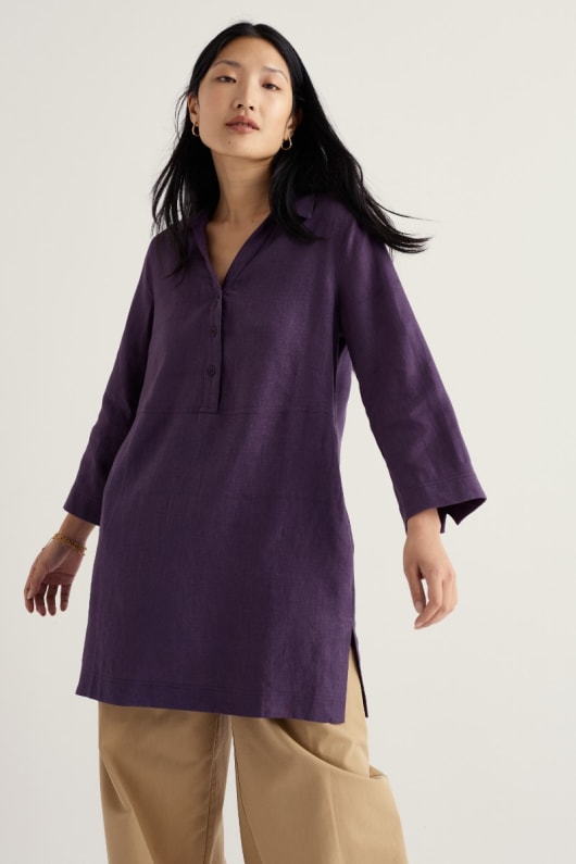 seasalt cornwall Early Sun Linen Tunic