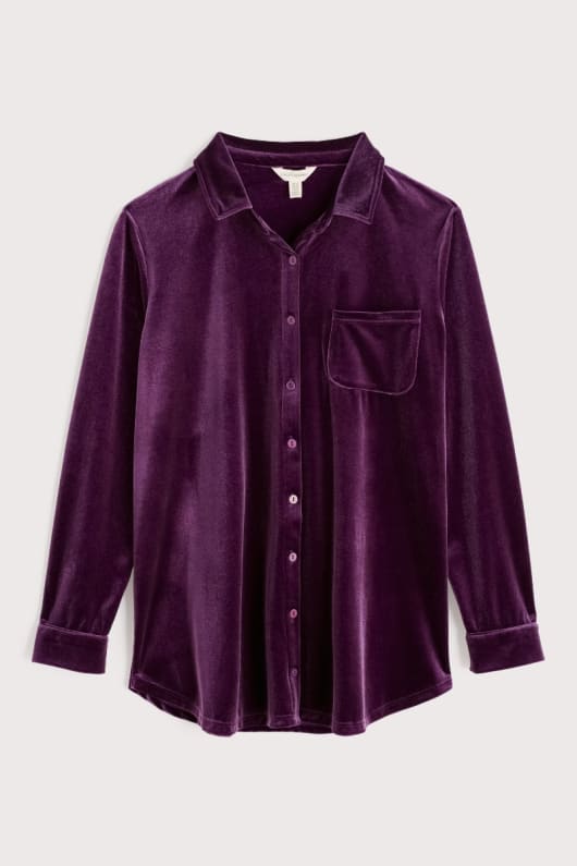 Seasalt Cornwall Elm Tree Velvet Shirt