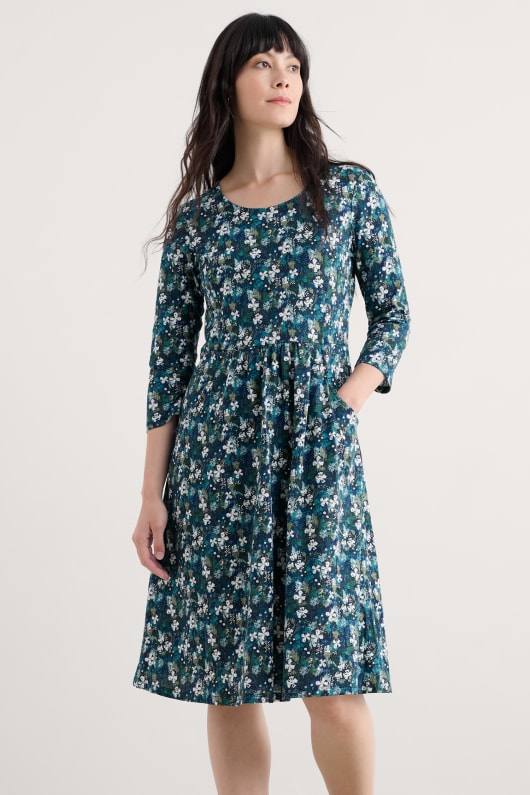 Seasalt Cornwall Enor 3/4 Sleeve Dress