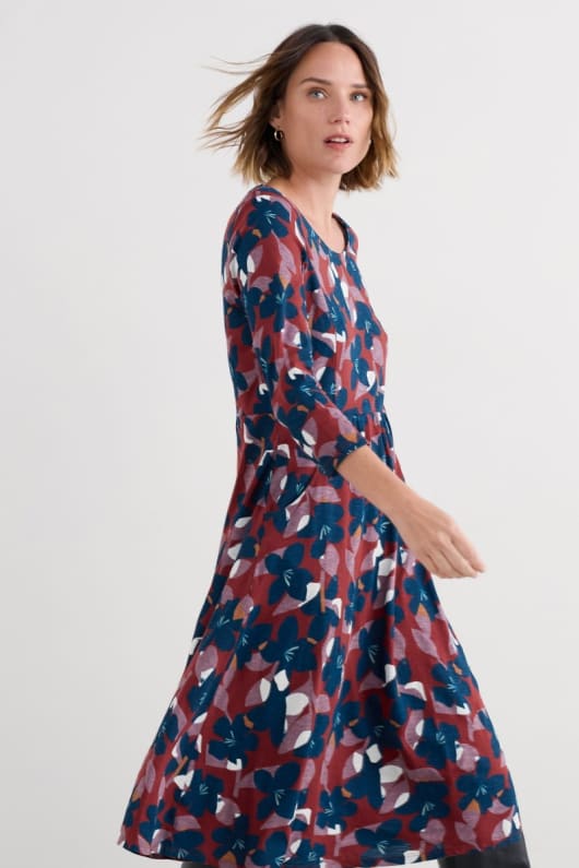 seasalt cornwall Enor 3/4 Sleeve Dress