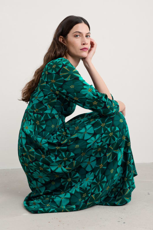 Seasalt Cornwall Etta Printed Above-Ankle Dress