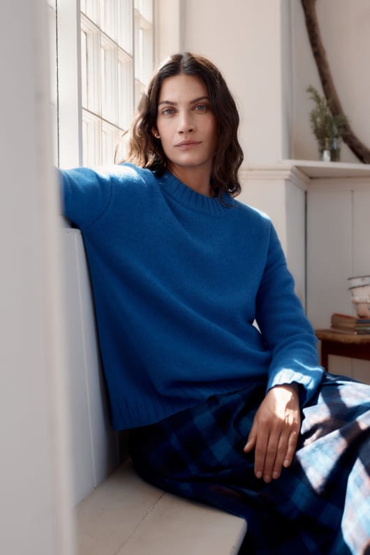 seasalt cornwall Evening Bay Crew Neck Jumper