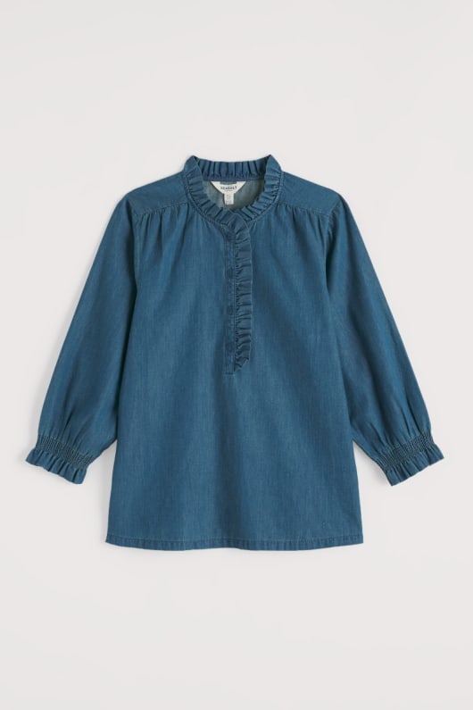 Seasalt Cornwall Feather Star Chambray Top