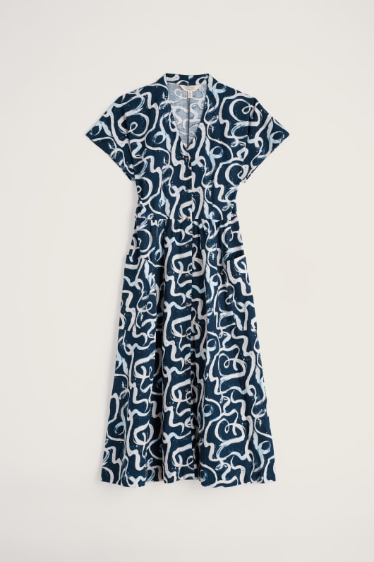 Seasalt Cornwall Fowen Shirt-Style Midi Dress