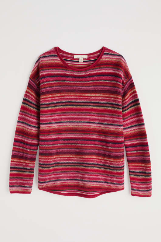 Seasalt Cornwall Fruity Striped Jumper